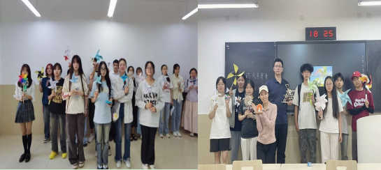 “纸间情韵，风车寄情”——经济管理学院举办线下风车创作比赛
